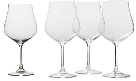 Mikasa Grace Set of 4 Red Wine Glasses, 22-Ounce