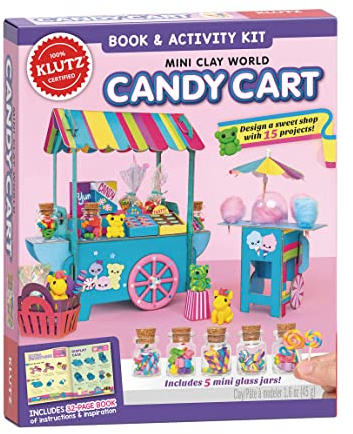 Klutz Mini Clay World Candy Cart Arts & Crafts for Ages 8 to 12