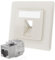 hb-digital Prise réseau 1 port CAT 8 encastrée RAL9010 + 1 x GHMT certifié CAT 8 Keystone RJ45 Module LAN Ethernet Keystone Prise femelle encastrable max. 40 Gbit/s STP – Blanc pur