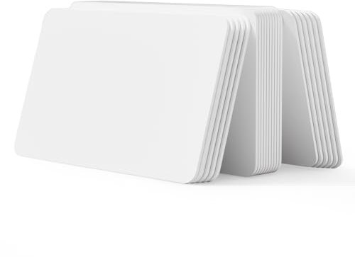 Lot de 30 cartes NFC NTAG215 – Cartes de visite réinscriptibles, mémoire 504 octets, compatibles avec les appareils compatibles NFC