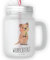Mr. & Mrs. Panda Personalisiertes Trinkglas Mason Jar Quokka Happy - Personalisierte Geschenke, Personalisiertes Einmachglas, Geschenk mit Namen,