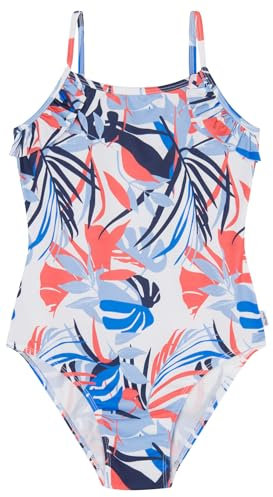 Pepe Jeans Mädchen-Badeanzug Leaf Frill, Rot (Rot), 12 Jahre