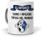 Regalo originale. Idea da regalare. Tazza Gli interisti sono i migliori tifosi del mondo. Ceramica 350 ml.