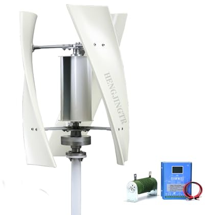 HENGJINGTR 10000W Windkraftanlage Windgenerator, komplettes Haushaltsergie -Energiespeichersystem, 110 V/220 V Windmill Energy Turbinen Hausgeräte mit Controller und Wechselrichter