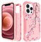 Pegmode for iPhone 12 Pro Max Case - Heavy Duty Protective Designer Blossom Cute Cartoon Hard Shockproof Bumper Phone Cases for 12 Pro Max for Girly Women Men Girls Boys Teens