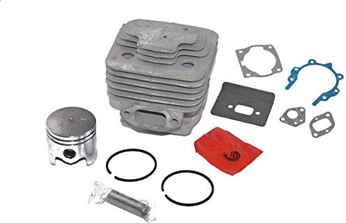Cilindro y pistón de 44 mm compatible con desbrozadora Fuxtec Greencut Heliotrade Hyundai Outifrance