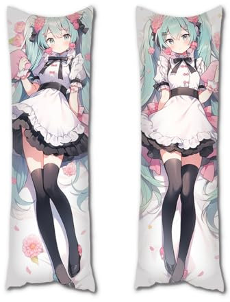 Anime Pillowcase Kawaii Anime Girl Dakimakura Körperkissen Anime Doppelseitig bedruckter Kissenbezug Kissenbezug Kissen Pfirsichhaut 40x120cm
