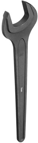 sourcing map Single Open Ended Spanner Wrench, 36mm, Thicken CR-V Steel Open End Wrench Tool for for Automotive Repair and Furniture Assembly, Black