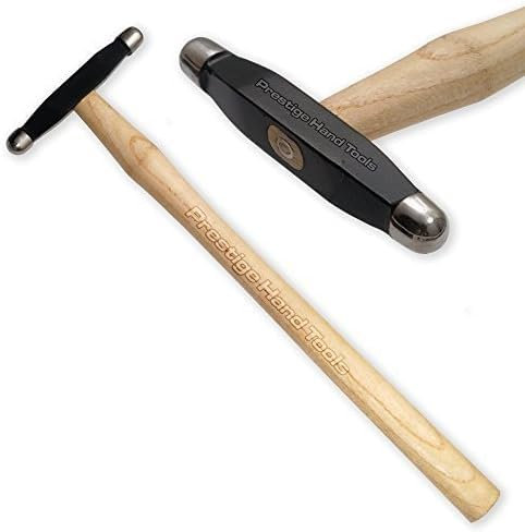 Silversmithing Small Embossing Hammer, Jewellers Texturing & Repoussé Hammer, Metal Forming, Ball Pein Hammer, Wooden Handle, PTL®