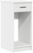 vidaXL Torre de Ordenador con cajón Blanco 35x45x77 cm, Soporte para Torre de pc, Soporte para CPU, Soporte para Torre de CPU, Soporte para CPU