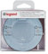 Legrand IP44 - Kit de toma de suelo redondo (acero inoxidable, impermeable, con solapa y caja para empotrar