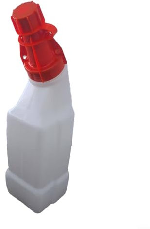 URPIZY Kraftstoff- Und Ölmischflasche 1L Für 2-Takt Gartengeräte Präzise Mischungsverhältnisse 50:1 40:1 35:1 25:1 Leicht Zu Lagern 12,5 Zoll Höhe