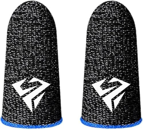 Txuolin Fingerabdeckung, Game-Controller, schweißfest, kratzfest, empfindlicher Bildschirm, Gaming-Artefakt, Daumen-Handschuhe, Fingerspiel-Hülle, Gaming-Zubehör, 1 Paar