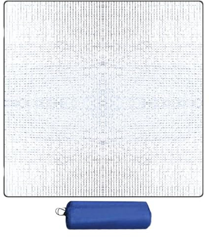 200x200cm Isoliermatte Aus Aluminiumfolie, Doppelseitige Aluminiumfolie Isomatte, Solierdecke Faltbare, Thermomatte Matte Aus Aluminiumfolie, Faltbare Zeltmatte, Alu Wasserdichtes Bodenmatte