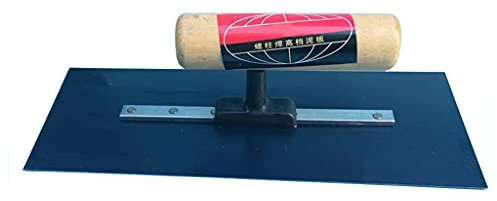 AMISENK Cazzuola in carbonio ideale per intonacare pareti e pavimenti, cazzuola per migliorare la pavimentazione, 24 cm x 10 cm