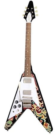 Epiphone Jimi Hendrix Love Drops Flying V Lefty con custodia
