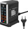 660W USB C Ladegerät Mehrfachusb, 10 Ports schnellladegerät, Gan Power Ladestation mit 6 USB C + 4 USB A Ports für MacBook Air, iPad, iPhone 16 15Pro 14 13 12, Galaxy S22 S20