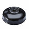 ZWEquipint 76 mm, 14 Rillen, Ölfilterkappe, Schraubenschlüssel, Entfernungswerkzeug, für Mercedes, Mazda, Range Rover, Motorrad, K75, K100, R1100, R1150, R1200, schwarzer Stahl