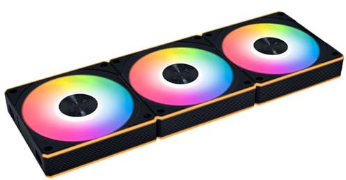Lian Li UNI FAN CL Wireless 120mm ARGB PWM Lüfter Schwarz (3er Pack mit Controller) | Leistungsstarke Kühlung – für Gehäuse & Radiator