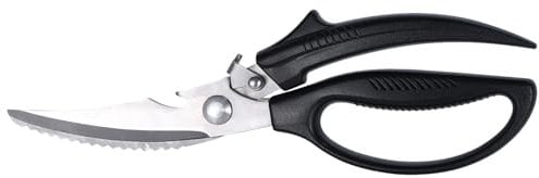 KYDIFS Left Handed Kitchen Scissors, Lefty Poultry Shears Kitchen Tools Utensils for Left Hand People/Adults (Black)