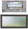 Cobertizo de ventana de aleación de aluminio, ventana abatible con pantalla de vidrio esmerilado, ventana de montaje empotrado, para cobertizo, gallinero, casa(WxH 48x26in/120x65cm)