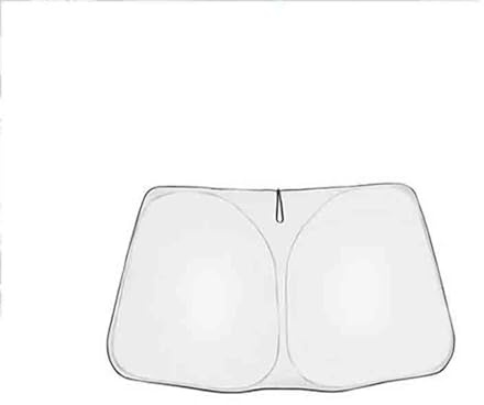 Thermomatte Wohnmobil Magnetischer Auto-Sonnenschutz Für Mitsubishi Für Lancer Für Evolution X 2007–2016, Frontscheibenvorhang, Sonnenschutzvisier Für Die Hintere Seitenscheibe(Front Windshield silver