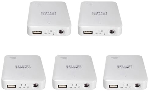 ClAZTyict 5X Tragbare USB Power Bank Ladegeraet Batterie Externer Pack Kasten Box Battery Notfallakku Charger 4X AA Fuer 6plus Smartphones, Tablets,