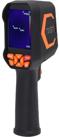 Dpofirs Wärmebildkamera, Auflösung 256 X 192, Tragbare Infrarot-Wärmebildkamera, 550 °C-Bereich, 2,8-Zoll-Bildschirm für Gebäude-, Elektrische und Mechanische Inspektion