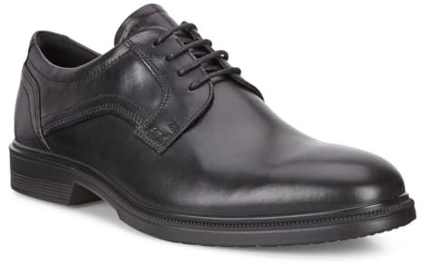ECCO Lisbon, Derbys Homme, Noir Black 1001, 43 EU
