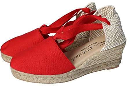 TORRES Valenciana VALENCIANAS Rojas Mujer Alpargatas Rojo 37