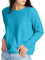 Hanes Crewneck, EcoSmart Fleece Pullover with V-Notch, Sweatshirt for Women Maillot de survêtement, Bruyère Bleu Vif, XXL Femme