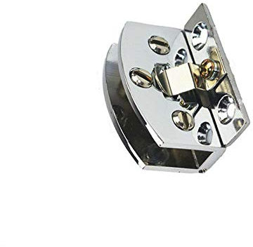 Clip di morsetto per vetro, 2 pezzi, morsetto per porta, resistente, cerniera per doccia per vetro adattivo per vetro da 8-10 mm