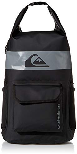 Quiksilver Unisex-Erwachsene Sea Stash Mid Surf Backpack Sport-Tragetaschen, Schwarz, Einheitsgröße