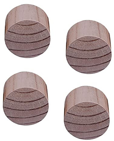 CWYP-043 Lot de 4 Élévateurs de Meubles Rehausseurs de Meubles en Bois, Table en Bois Lit de Bureau Riser Ascenseur Meubles Pieds de Levage Pieds jusqu'à (Color:Diameter:10cm,Size:5cm)