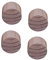CWYP-043 Lot de 4 Élévateurs de Meubles Rehausseurs de Meubles en Bois, Table en Bois Lit de Bureau Riser Ascenseur Meubles Pieds de Levage Pieds jusqu'à (Color:Diameter:10cm,Size:5cm)