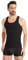 FINN Figurformendes Kompressions-Shirt Herren mit Bauchweg Effekt - Ärmelloses Shapewear Tank-Top aus Baumwolle - Body Shaper Unterhemd für einen flacheren Bauch Schwarz XXL