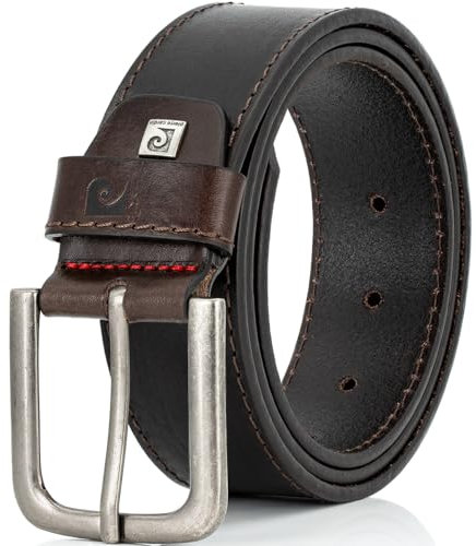 Pierre Cardin Herren Gürtel, Braun, Bundweite 90 cm Gesamtlänge 105 cm W 35.5 L