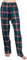 JTPW Women's 100% Cotton Super Soft Flannel Pajama/Lounge Bottoms with Pockets, Green Pink Plaid, Size: S