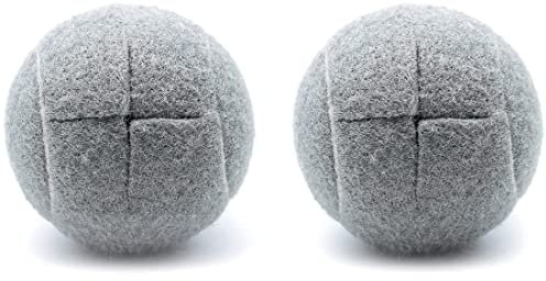 COSINE Vorgeschnittener Tennisball für Möbelbeine und Bodenschutz, strapazierfähig, langlebig, Filz-Pad, Grau, 2 Stück