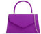 A2ZUKFASHION Pochette en daim pour femme - Pour mariage, fête, bal de fin d'année, soirée, violet