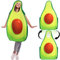 Xaatren Halloween Outfits Kostüm für Damen Herren Lustiges Obst Gemüse Kostüm Cosplay Bekleidung Zubehör für Halloween Party (Avocado)