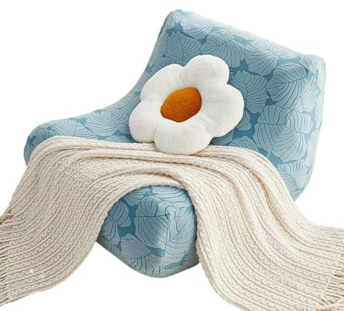 Lazy Floor Sofa Slipcovers Sofa Cover Chairs Couch Cover For Adults Comfy Fireside Chair Bean Bag Stretch Armless Lounge Chaise Furniture Protector Slipcover For Living Room Bedroom Office Salon (Col