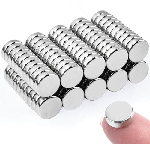 100 Stück Neodym Magnet, 9x3mm Rund Magnete Extra Stark Magnete für Magnettafel, Klein Magnete Whiteboard, Magnete für Handwerk, Kühlschrankmagnete, Magneten Starker Halt