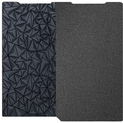 HysiPrui 3D Drucker Doppelseitige glatte Oberfläche für Anycubic Kobra 3/Kobra 3 Combo PEI und glatte PEO Blatt-Bauplatte, flexible entfernbare beheizte Bett-Plattform-Matte 256x268mm