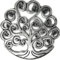 Trintura Albero della vita, decorazione da parete in legno, 30 cm, argento, albero della vita, decorazione da parete in legno di alta qualità, elegante e di alta qualità, decorazione da parete