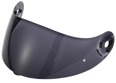 Partuto Motorradhelm-Visier-Schild - Motorrad-3-Snap-Helm-Visier-Ersatz - für X-803 Harz Schwarz- 1 Stück