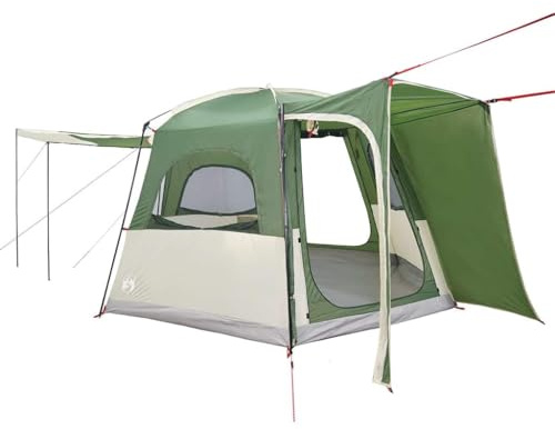 vidaXL Autozelt 4 Personen Grün Wasserfest, Zelt, Zelt Kofferraum, Campingzelt Auto, Zelt Auto, Campingzelt, Heckzelt, Gartenzelt, Wanderzelt