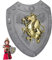 Schild Spielzeug Schaumschild So Tun, Als Würde Man Schild Spielen Cosplay-Schild Schild Für Bühnenauftritte Ritterrüstung Für Kinder Leistungsschild Spielzeuge Schilde Silver Abs Holibanna