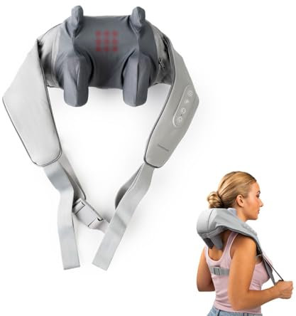 Wiederaufladbares 6D-Nacken- und Rückenmassagegerät Silax InnovaGoods