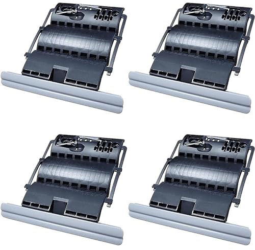 H890C Lot de 4 lames rigides pour volet roulant 2 maillons de 8 mm à 15 mm de largeur, installation facile et matériau durable.